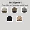 Unisex Distressed Knit Beanie - Trendy Autumn/Winter Fashion Hat