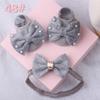Lace Headband & Socks for Baby Unisex Boy Girl Elastic Headdress Anti-Skid Floor Socks Gender Neutral Heads Accessories