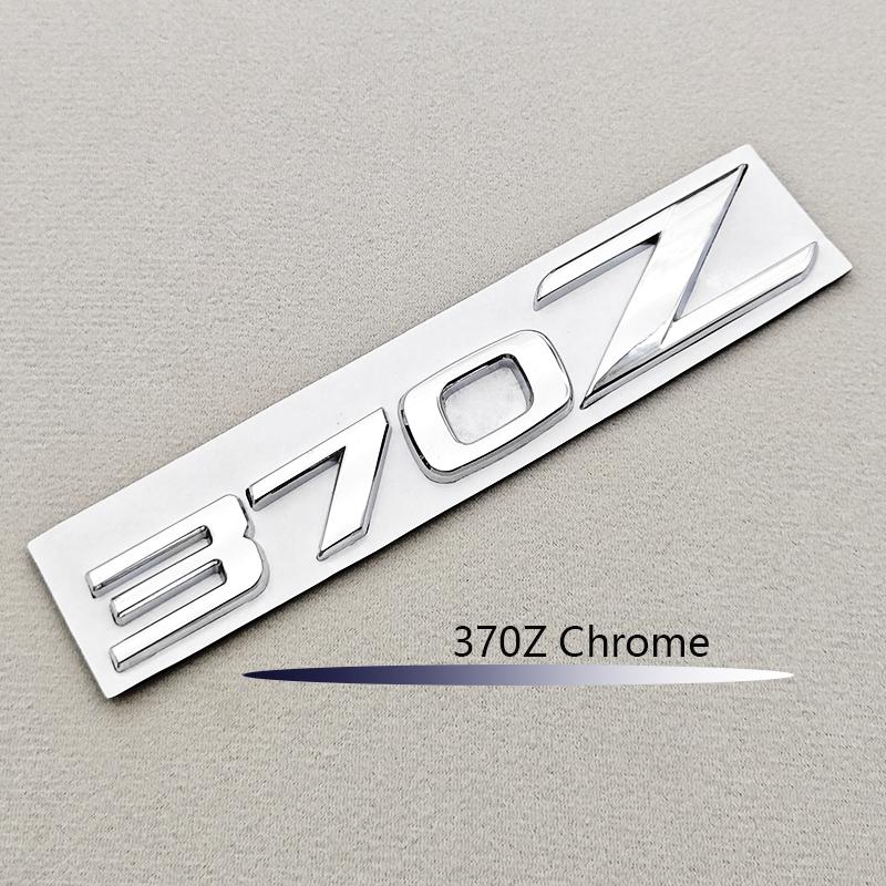 3D Black Chrome 350Z 370Z Emblem Rear Trunk Badge Letter Logo Sticker For Nissan Fairlady Car Styling Accessories Replacement