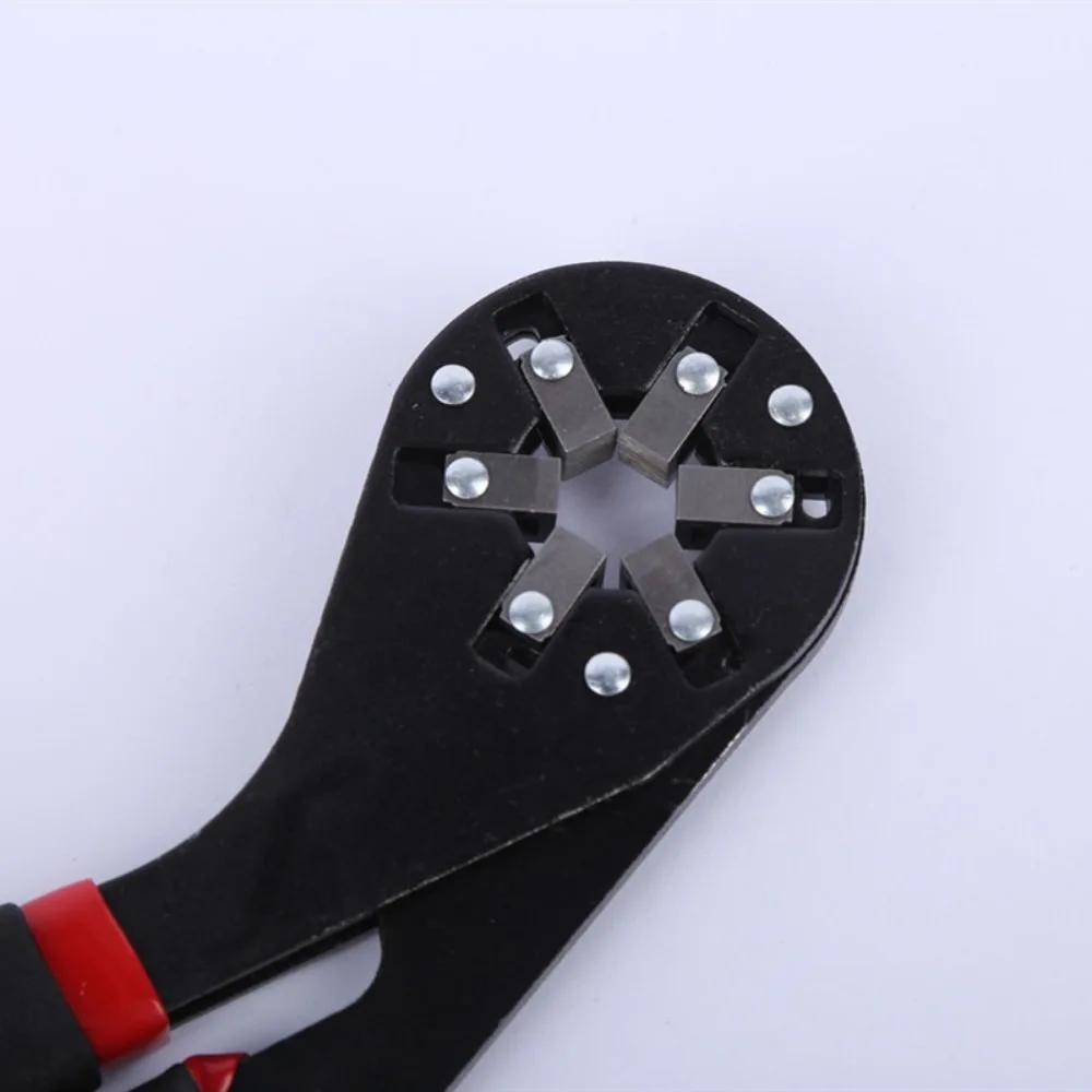 Durable 6/8 Inch Magic Wrench Hexagonal Clamping Adjustable Spanner Large Opening Multifunctional Pipe Clamp Pliers Hand Tools