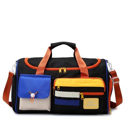 Color-Blocking Sport- und Reisetasche mit großem Fassungsvermögen