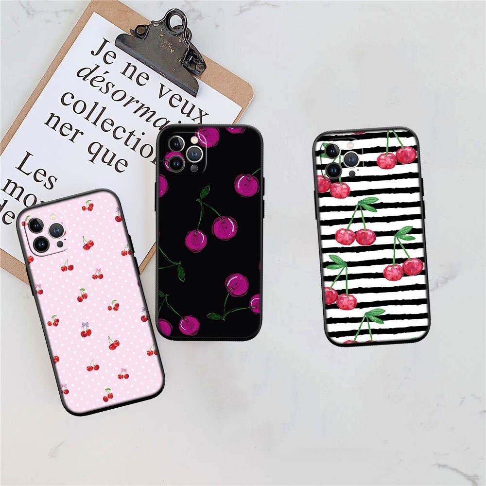 PP19 Cherry fruit Cute Case for Motorola Edge 60 60s 70 G86 G56 G54 E14 G04S G45 G54 G64 S30 S50 X30 X40 X50 Ultra Pro Power
