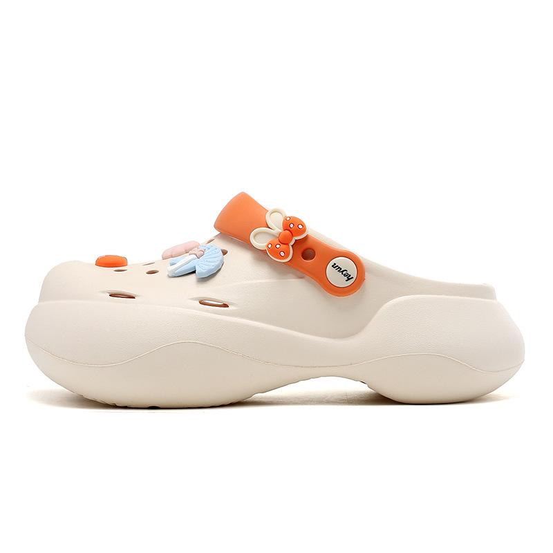 Women's Summer 2025 Cute Non-Slip Thick Sole Outdoor Casual Beach Slippers