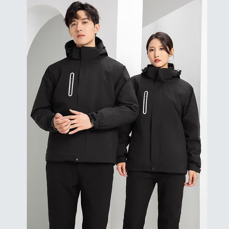 Haiyuan Yishang Winter Fleece-Lined 3-in-1 Protective Work Jacket 9806 XL