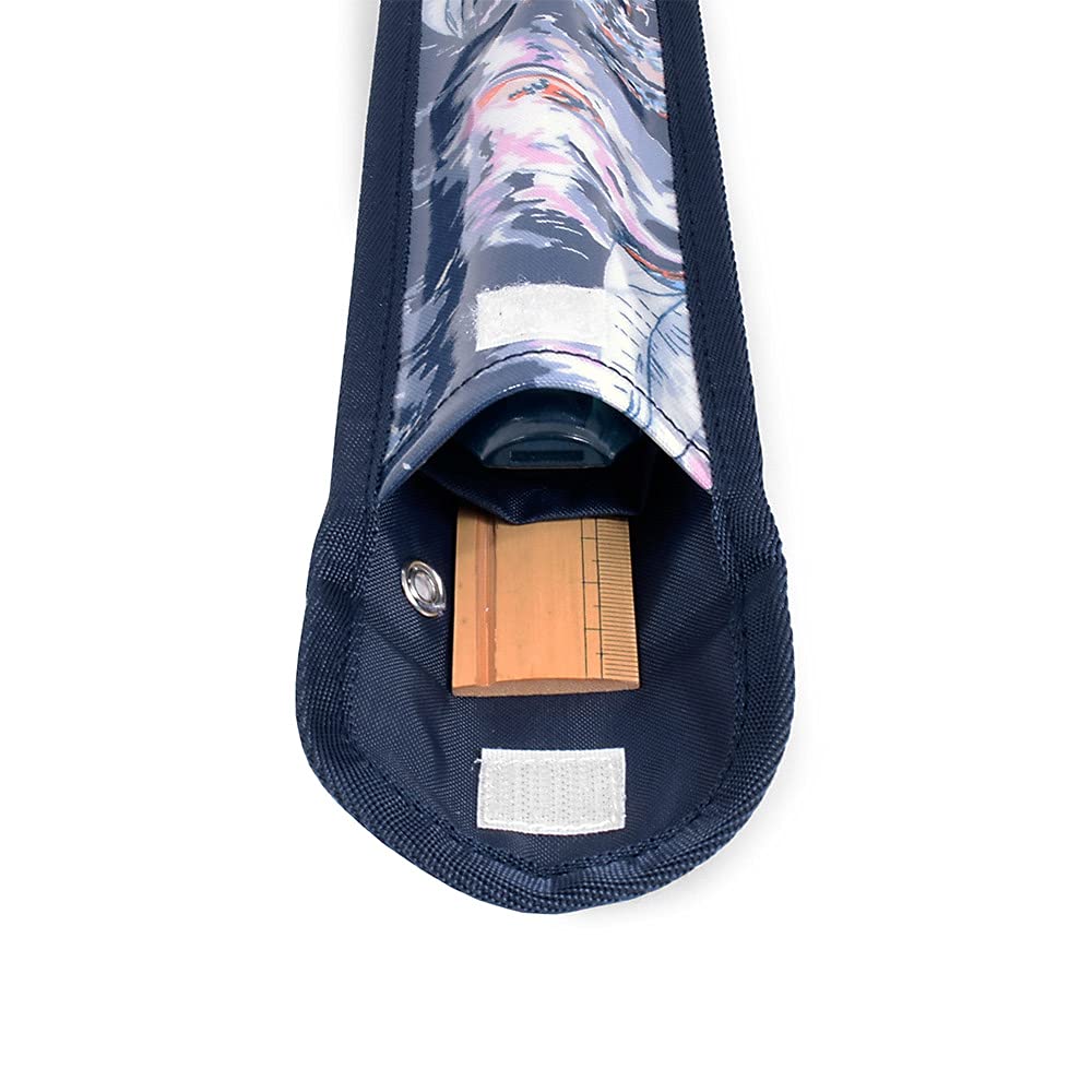 COLORFUL CANDY STYLE Recorder & Ruler Case, Riviera N4236300, Blue