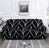 Four Seasons Milk Silk Elastic Sofa Cover - Single/Double Person, All-Inclusive Printed Design