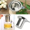 Tea Strainer Stainless Steel Baskets Mesh Cup Reusable Herbal Locking Infuser Spice Convenient Easy To Use Tea Filter