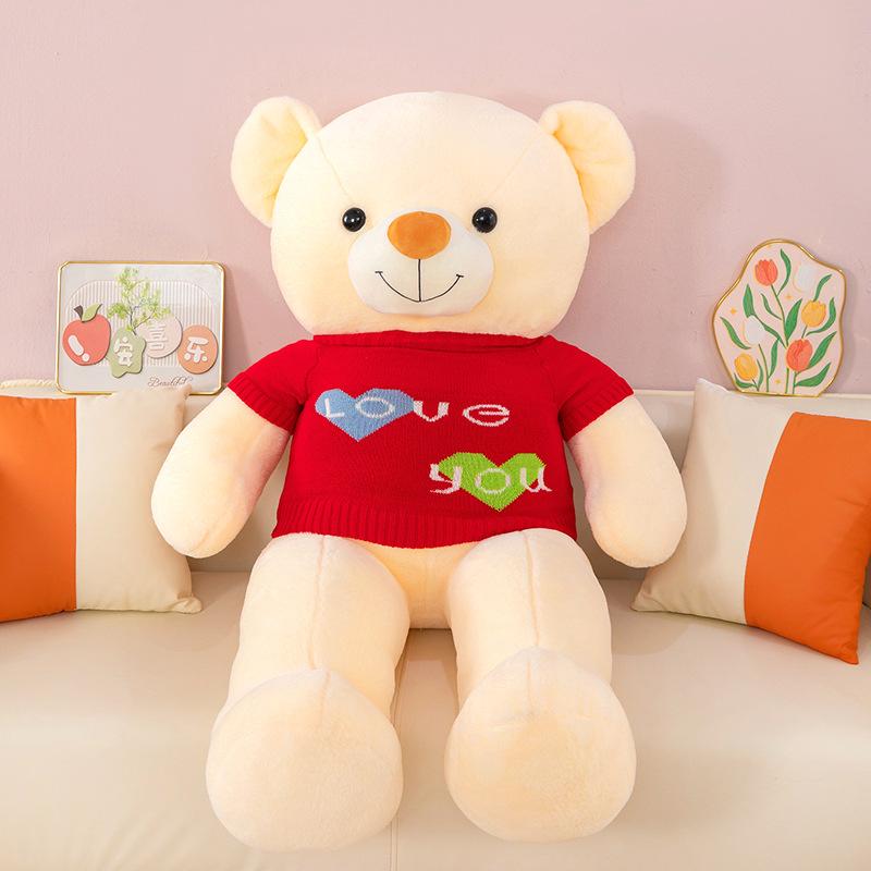 Cute Large Plush Big Bear Doll Bear Hug Bear Preferred Gift Birthday Gift Teddy Bear Doll