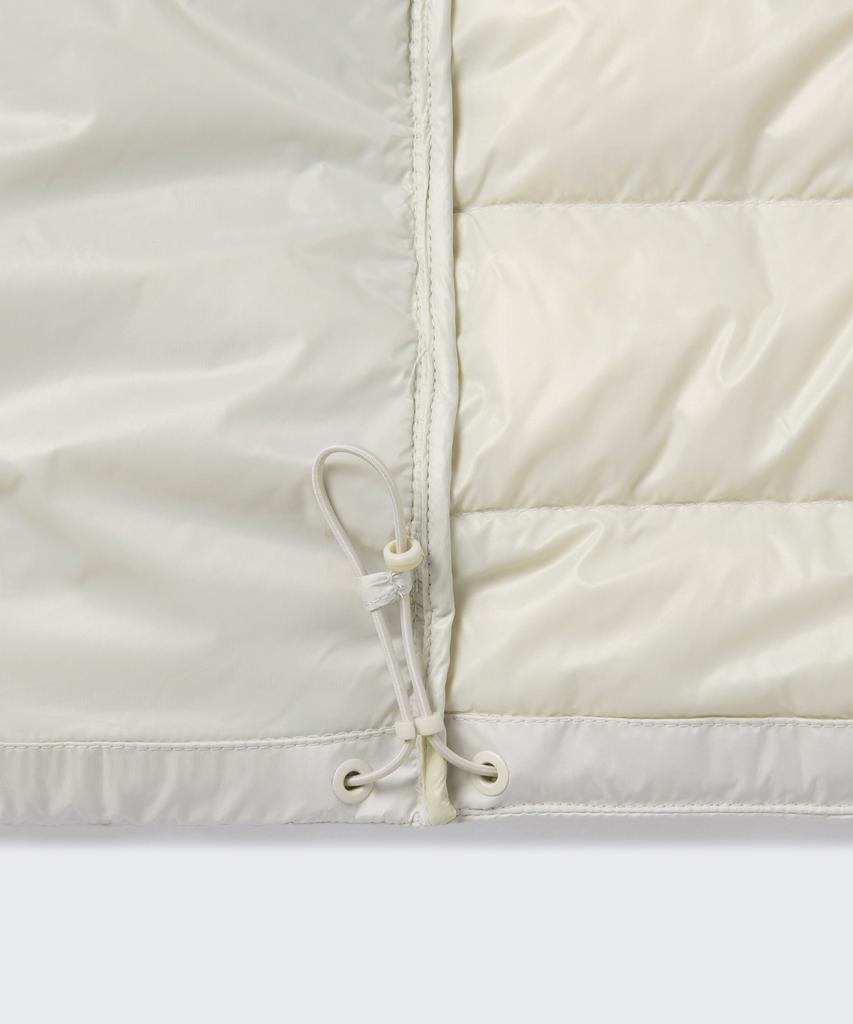 Musinsa Standard [City Leisure] Hooded Light Down Vest [Stone White]