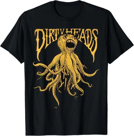 Retro Animal Funny Dirty Heads Octopus Best Gift Idea T-Shirt S-3XL XXXXL