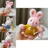 Bunny Plush Toy Doll With Logo Design For Gift For Friends And Classmates Characters Included)