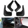 New 4pcs Black Color Front + Rear Car Mud Flaps Mudflaps Mud Guards Mudguard Splash Guard Fender Custom Fit for Hyundai Tucson 2015 2016 2017 2018