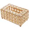 Sparkly Crystal Square Bead Tissue Box Light Luxury Napkin Box Paper Towel Storage Box  Living Room