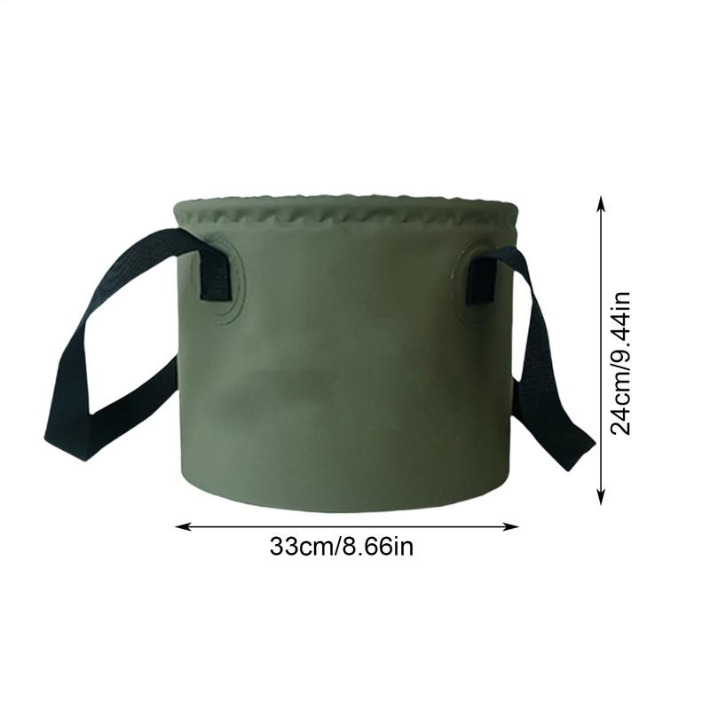 Foldable Bucket 20L Wash Bucket Multifunctional Container With Handle Lightweight Basin For Outdoor Washing Gardening