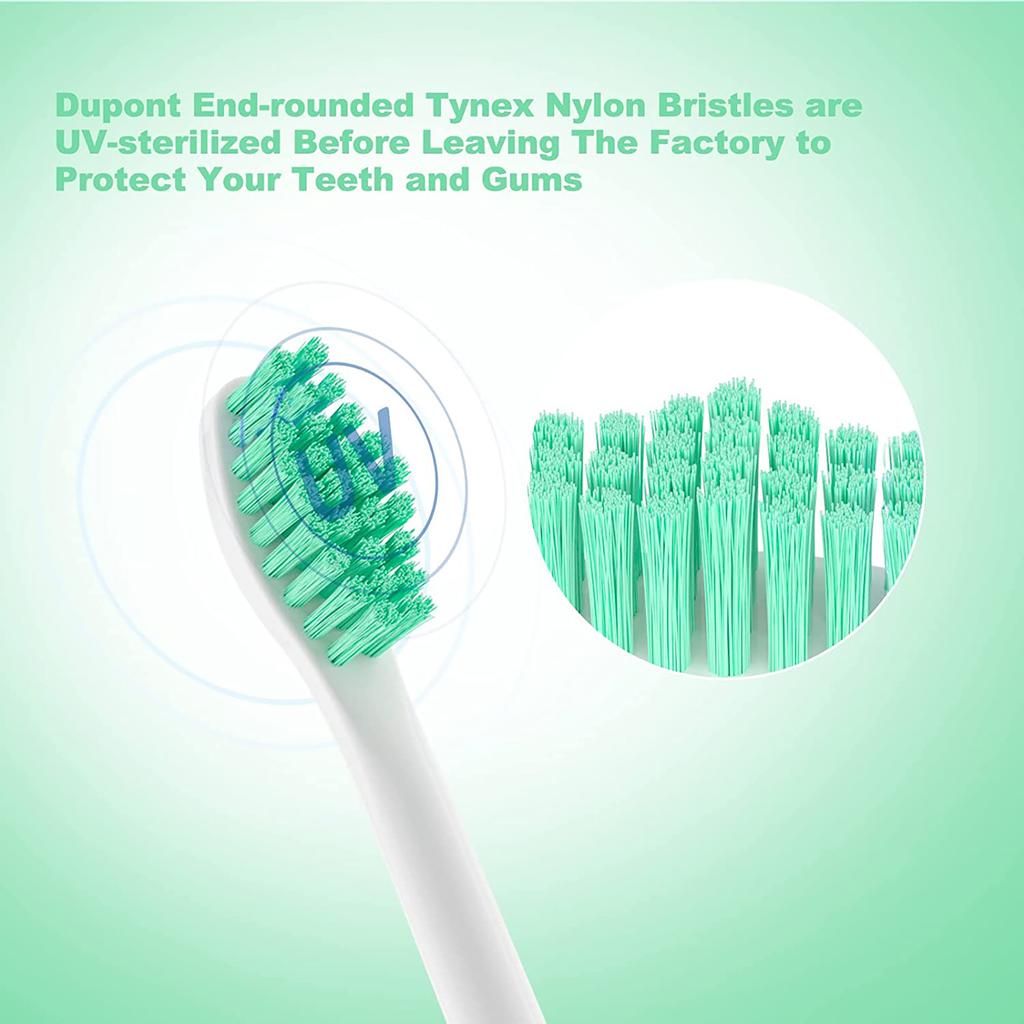 Wymienne końcówki do szczoteczki elektrycznej, kompatybilne z Philips Sonicare serii E, 3 szt.