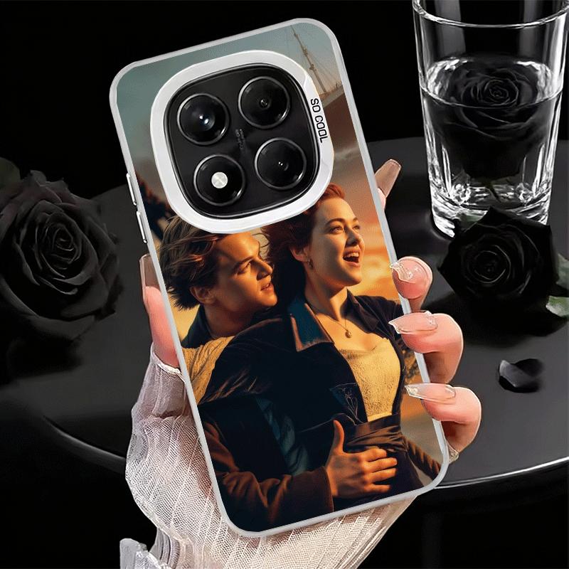Titanic Film Rose Jack Weiche Handyhülle für Xiaomi Redmi Note 13 14 15 Pro Plus 12S 12 11S 11 11T 10S 10 Stoßfeste Hülle Rückseite S