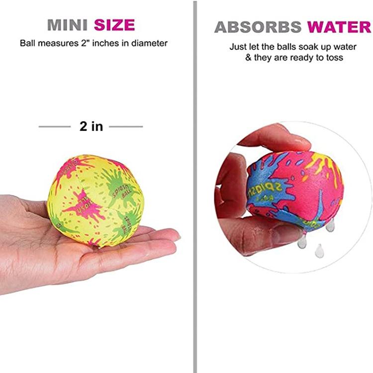 5cm Water Cloth Ball, 2-inch Water Ball, Water Play Toy Garden, Outdoor Toy Ball Set