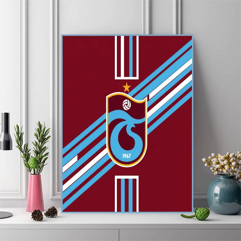 Trabzonspor 100% Round Full Drill 5D DIY Diamond Painting Embroidery Cross Stitch Rhinestone Décor