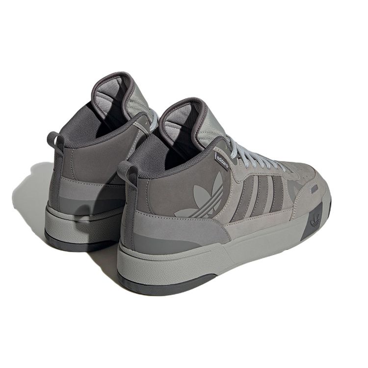 Adidas Originals Post Up Fantasy Dance Trendy Casual Non-Slip Wear-Resistant High-Top Skate Shoes Unisex Skate Shoes Gray ID1671