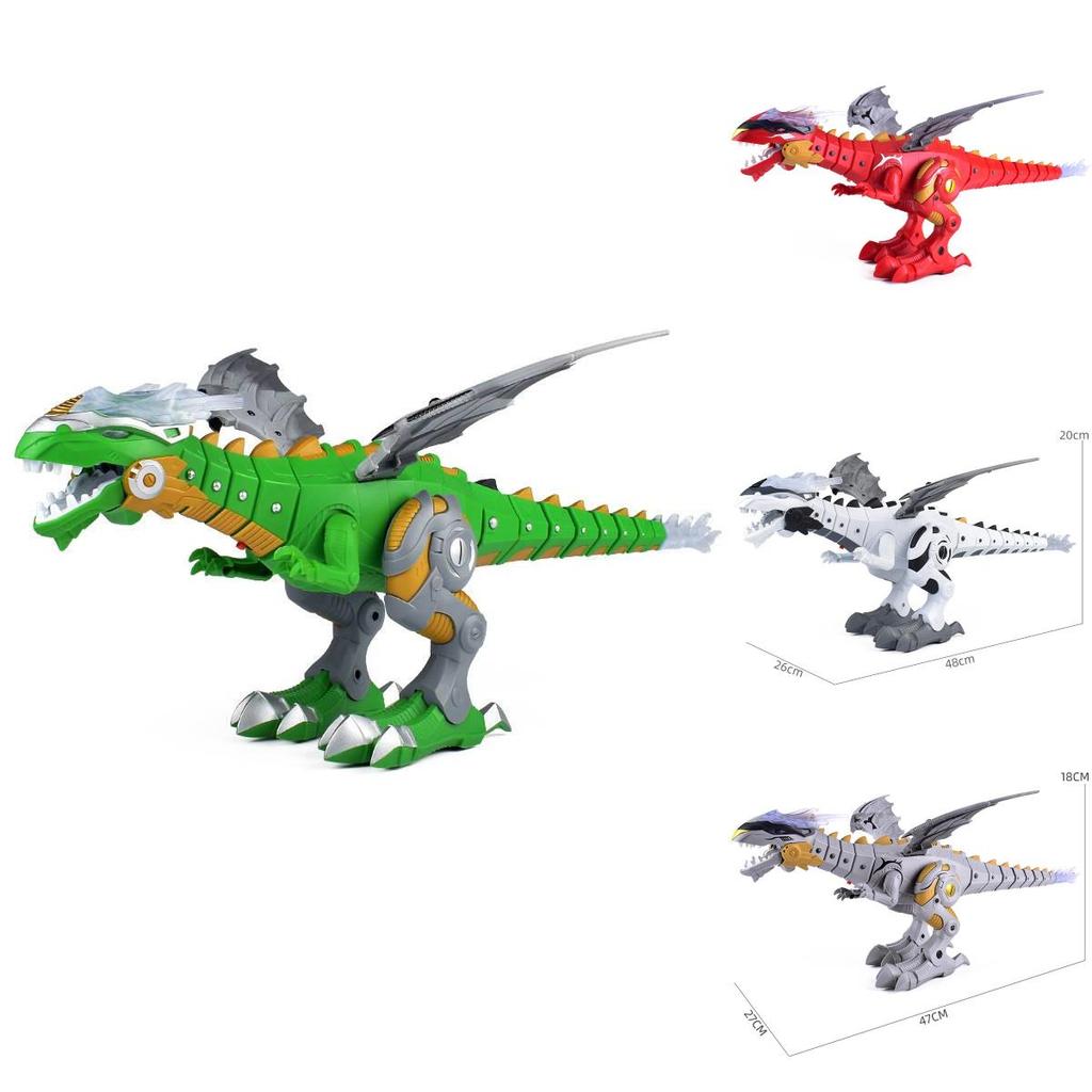 Childrens Electric Dinosaur Toy With Lights And Sound For Kids Ages 4 To 6