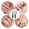 8-teilige doppelseitige Nagelfeile aus Metall mit ergonomischem, rutschfestem Griff, professionelle Nagelfeile für Männer und Frauen aus Edelstahl, Gel, Acryl, Schmirgelbrett
