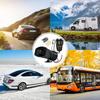 Car Horn Square Mouth 7 Tone 12V 100W Warning Loudspeaker Car Alarm Speaker