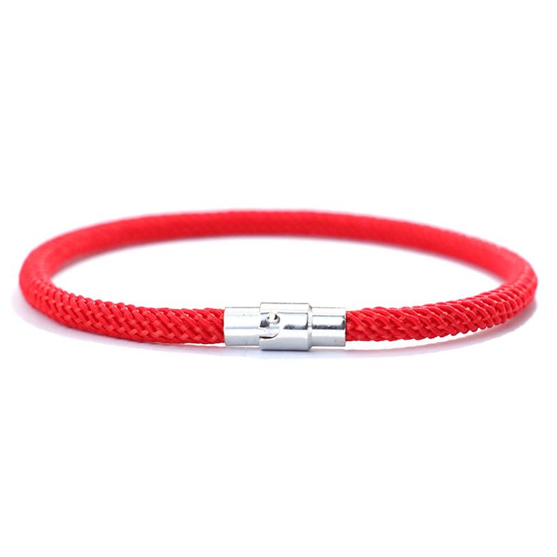 

Minimalist Rope Bracelet Men Women Colorful Matching Stackable Braclet Lucky Thread Brazalete Friendship Braslet Macrame Pulsera 20.5 красный