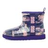 Klassische Klare Mini Marmor Violette Nacht Damen Sneaker Lila Rosa 1120778-VNGH