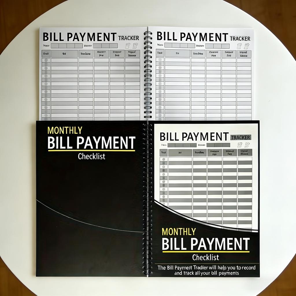 New product monthly bill payment plan book coil book financial planning notebook budget book