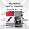 Peak 5-Star Shakehand Table Tennis Racket with Bag