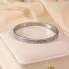 1pc Stainless Steel Bracelet Korean Style Simple Rose Gold Starry Pattern ins Wind-resistant, non-fading bracelet