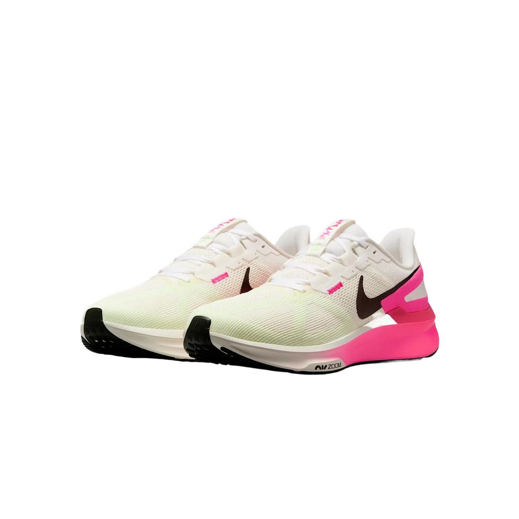 Nike Air Zoom Structure 25 Sail Hyper Pink Men Sneakers Cream Bright-Crimson Sequoia IB7451-100