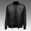European Men's Embroidered Badge Baseball Collar Jacket – Autumn Casual Fashion