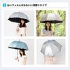 Frilled long automatic suitable for both sunny and rainy fiberglass umbrella, opening, days, 55cm, sun-blocking, UV-cut coating, frame, LIEBEN-1415