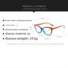 Herren Damen Klassische Cat-Eye Lesebrille Blaulichtfilter Brille für Damen Trendig