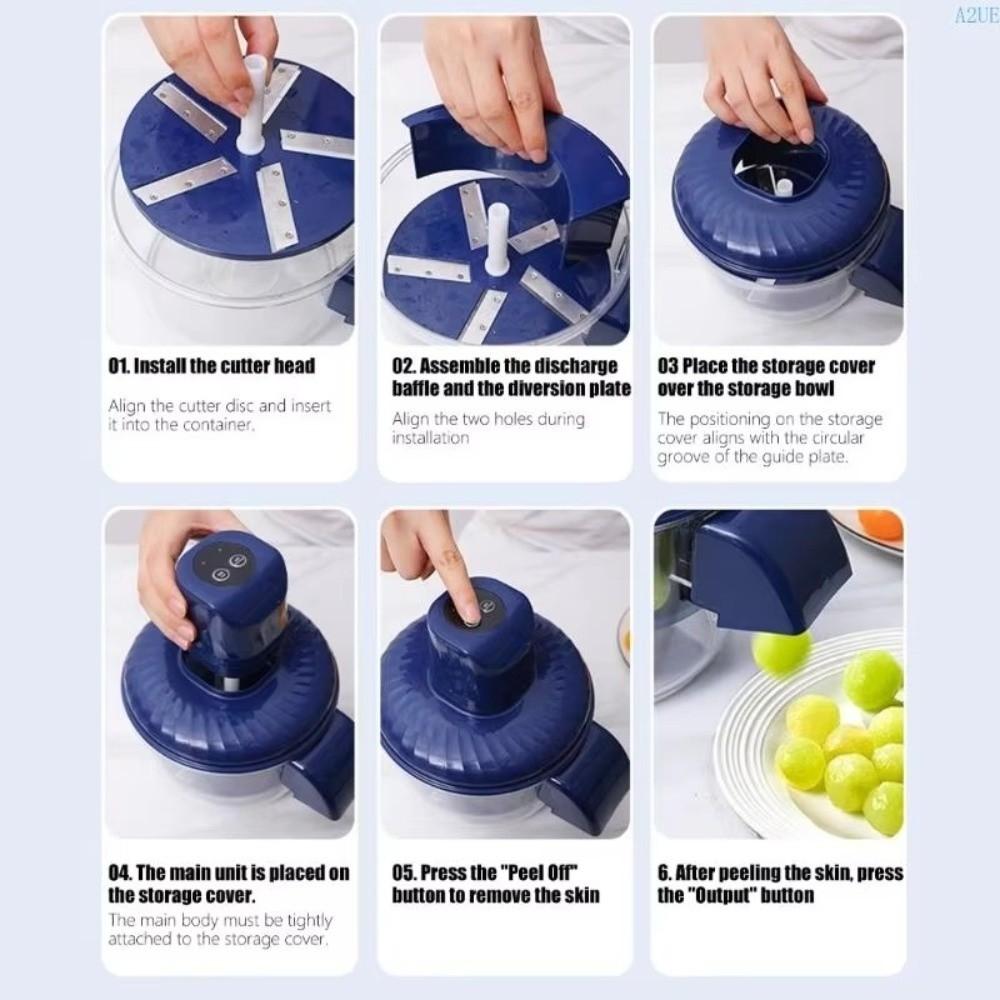 Nerezový Automatický Louskač Ovoce Přenosný Odstraňovač Slupky Ovoce Škrabka na Zeleninu Komerční Použití