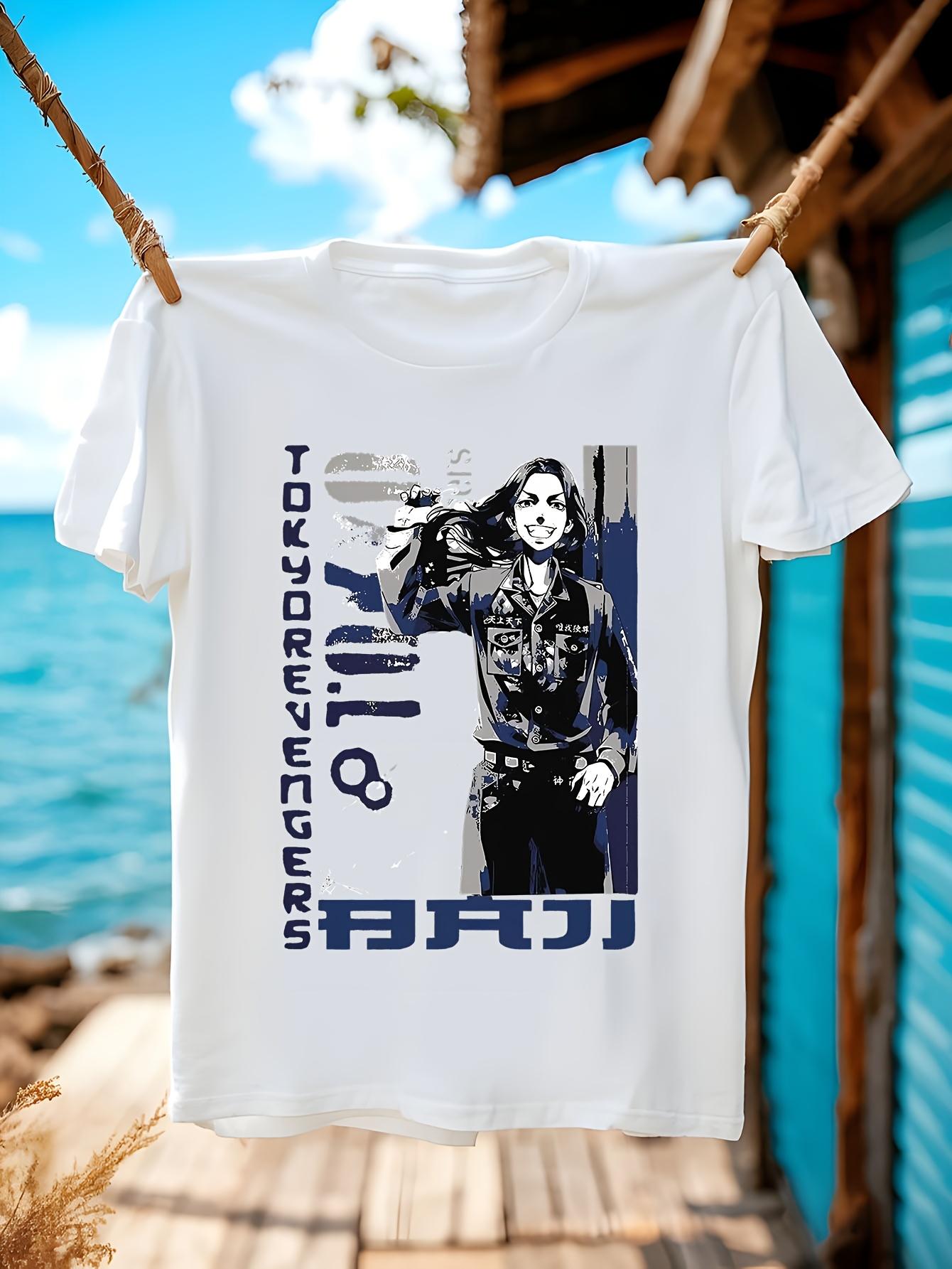 Black Tokyo Revengers Baji Graphic Tshirt Graphic Tshirt ... L