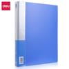 Deli 5382 A4 2-Ring Loose-Leaf Binder Folders, 3-Pack Blue