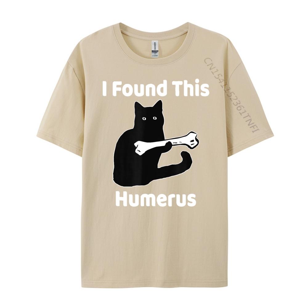 I Found This Humerus White Graphic Tee Funny Shirt England Style