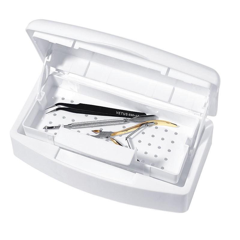 Nail Tool Alcohol Disinfection Box for Beauty and Cleaning