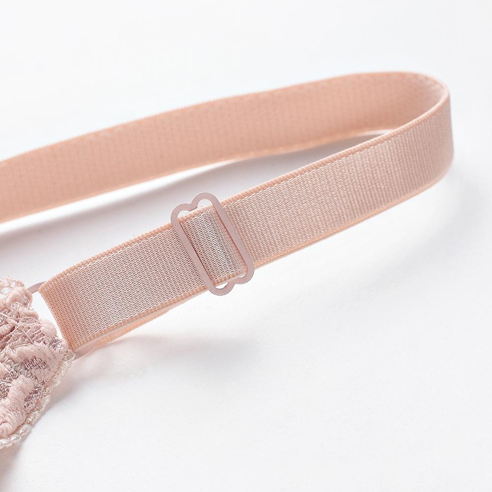 Artdewred Sexy Plus Size BH Push Up BH Blonde BH Stor Tynn Undertøy Dype V BH for kvinner