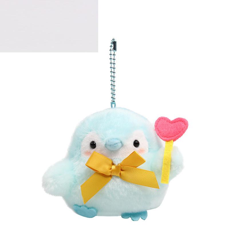 Toy Plush Penguin Keychain Pendant Stuffed Doll Cartoon Kawaii Decor Backpack
