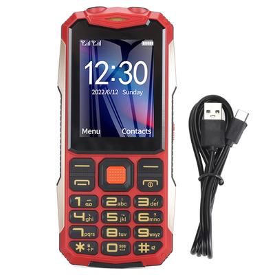 Mobilní telefon pro seniory 2G Ultra Slim 4800mAh Dual SIM Dual Standby Clear Sound 2,6palcový displej SOS
