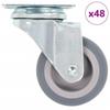 Vidaxl 48 Swivel Castors, 50 Mm