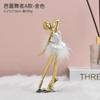 Resin Ballet Dancer Figurine Decorative Ornament Home Living Room Bedroom Gift