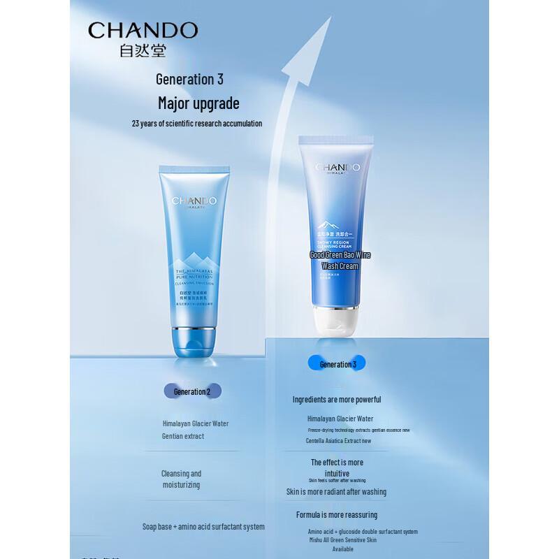 CHANDO Snow Domain Soothing Hydrating Facial Cleanser