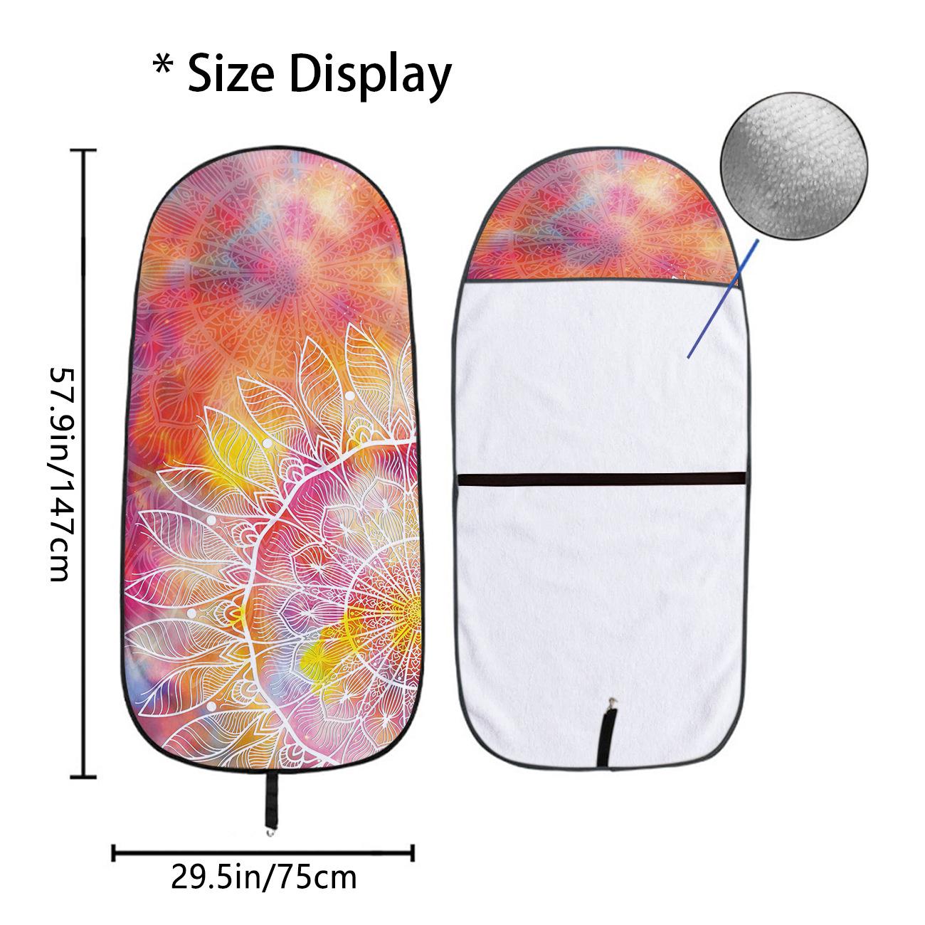 Universal Car Seat Towel Cover - All-Season Gym & Exercise Protector 75x150 cm