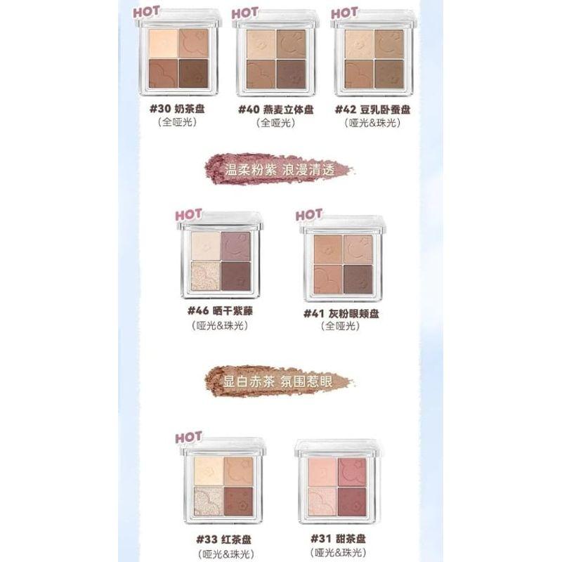 Judydoll - NEUER Lidschatten - 4 Farbtöne - Haferflocken