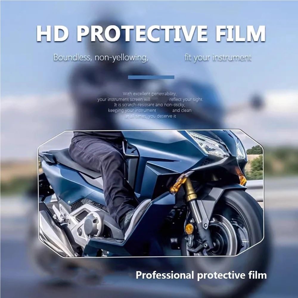 FORZA 750 2021 - Motorrad Kratzschutz für Instrumentenbrett-Display Armaturenbrett Schutzfolie Instrumentenfolie (1 SET)
