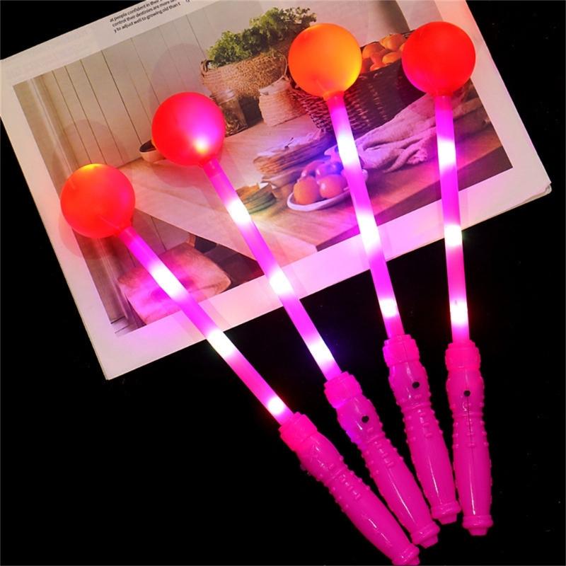 6Pcs Glowing LED Sticks Energy Efficient Illuminated Sticks for Birthday Festival Party Night Event and Outdoor Camping